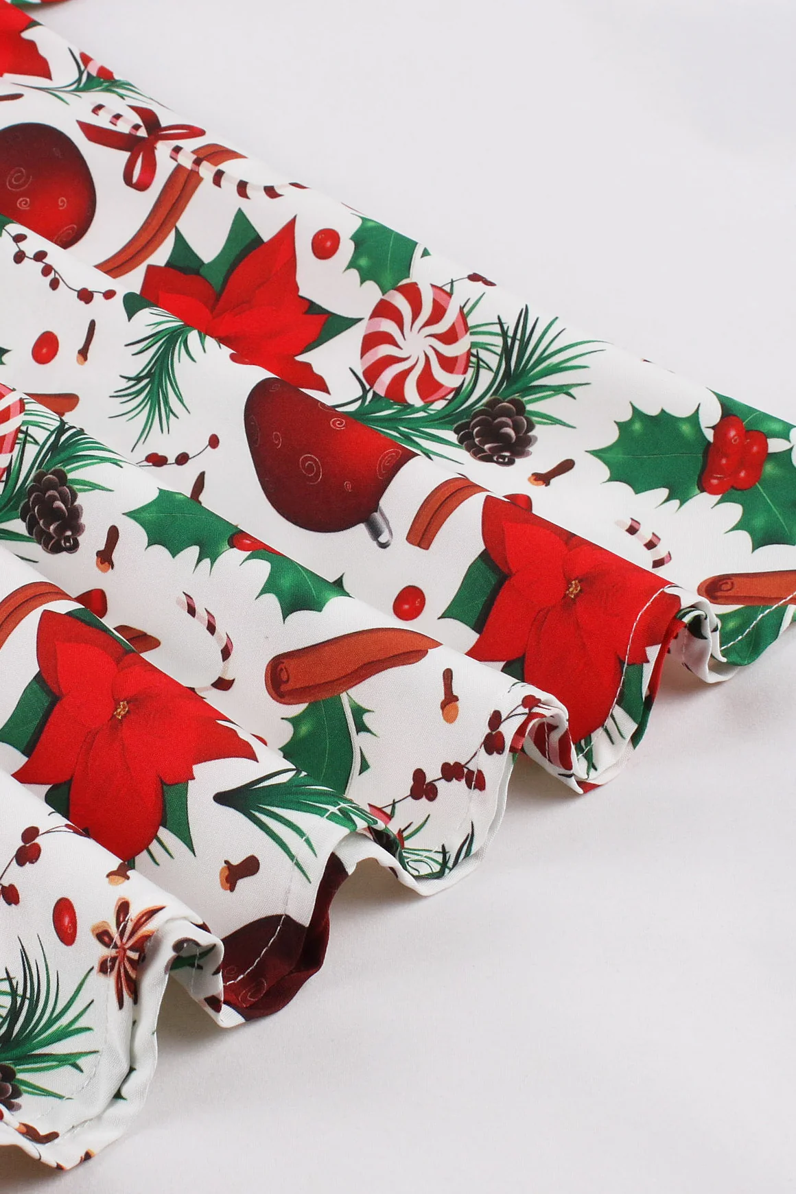 Cute A-line Christmas Short Dress - Image 7