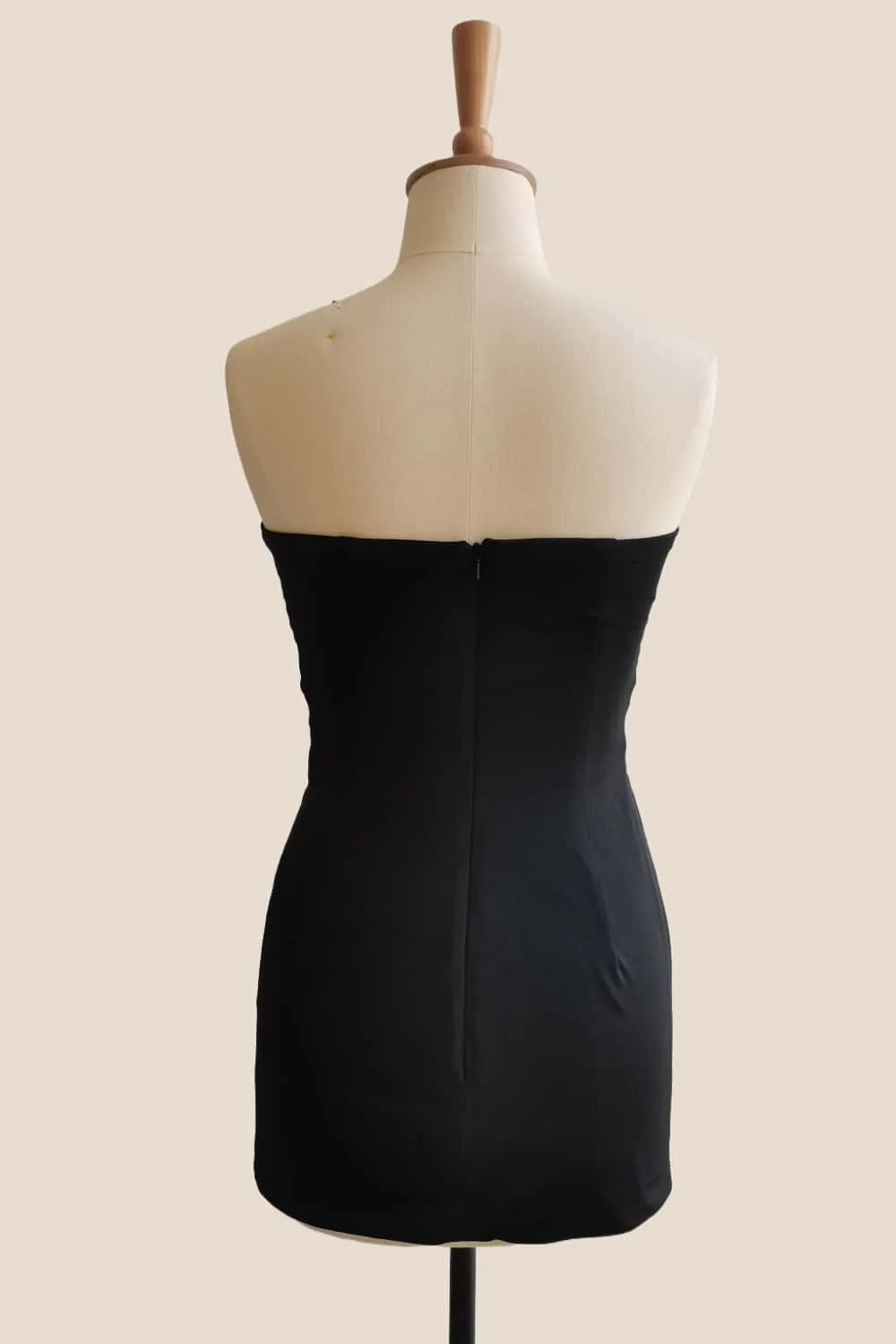Double Twists Pink Fitted Mini Dress - Image 8