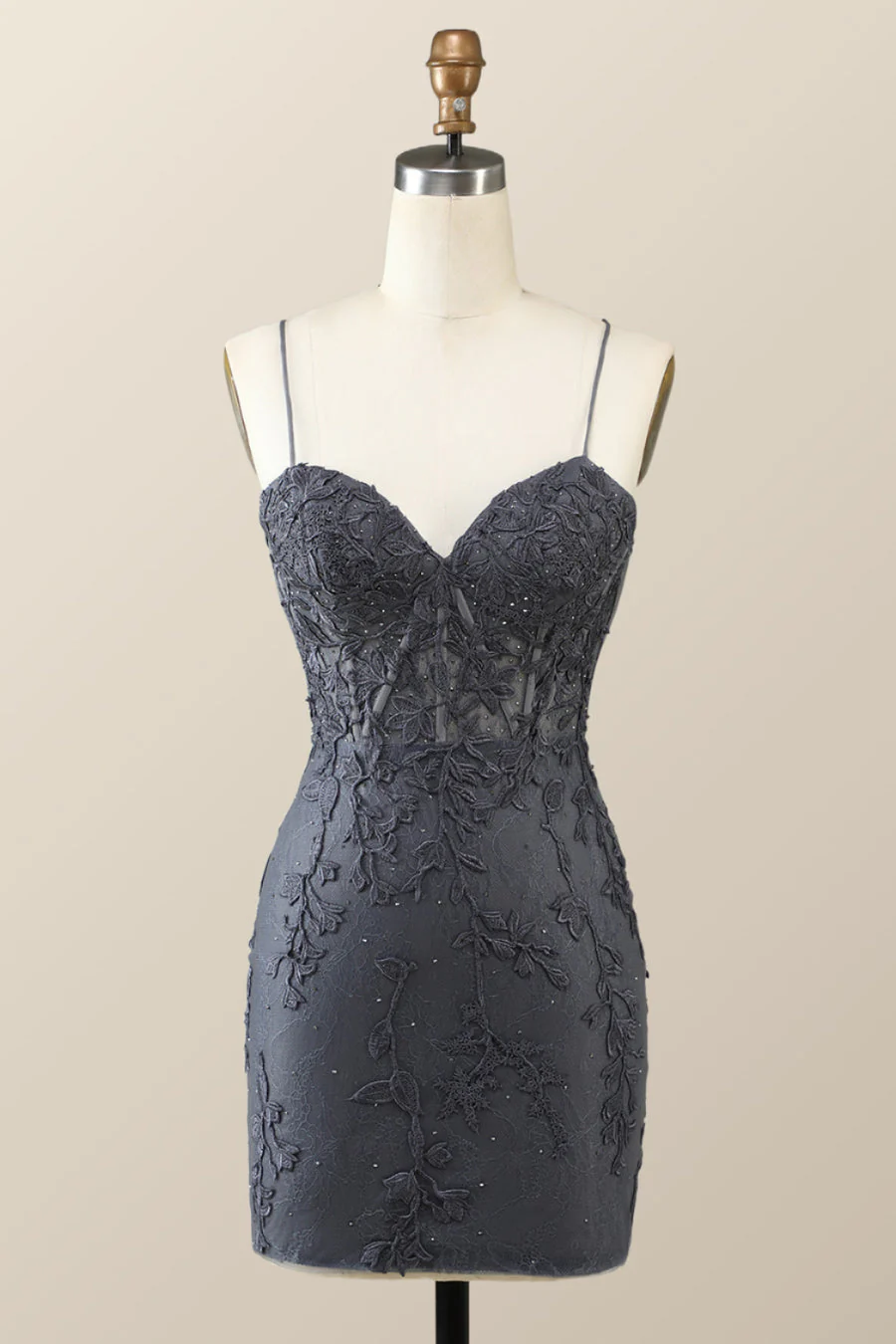 Hot Pink Lace Bodycon Mini Dress - Image 7