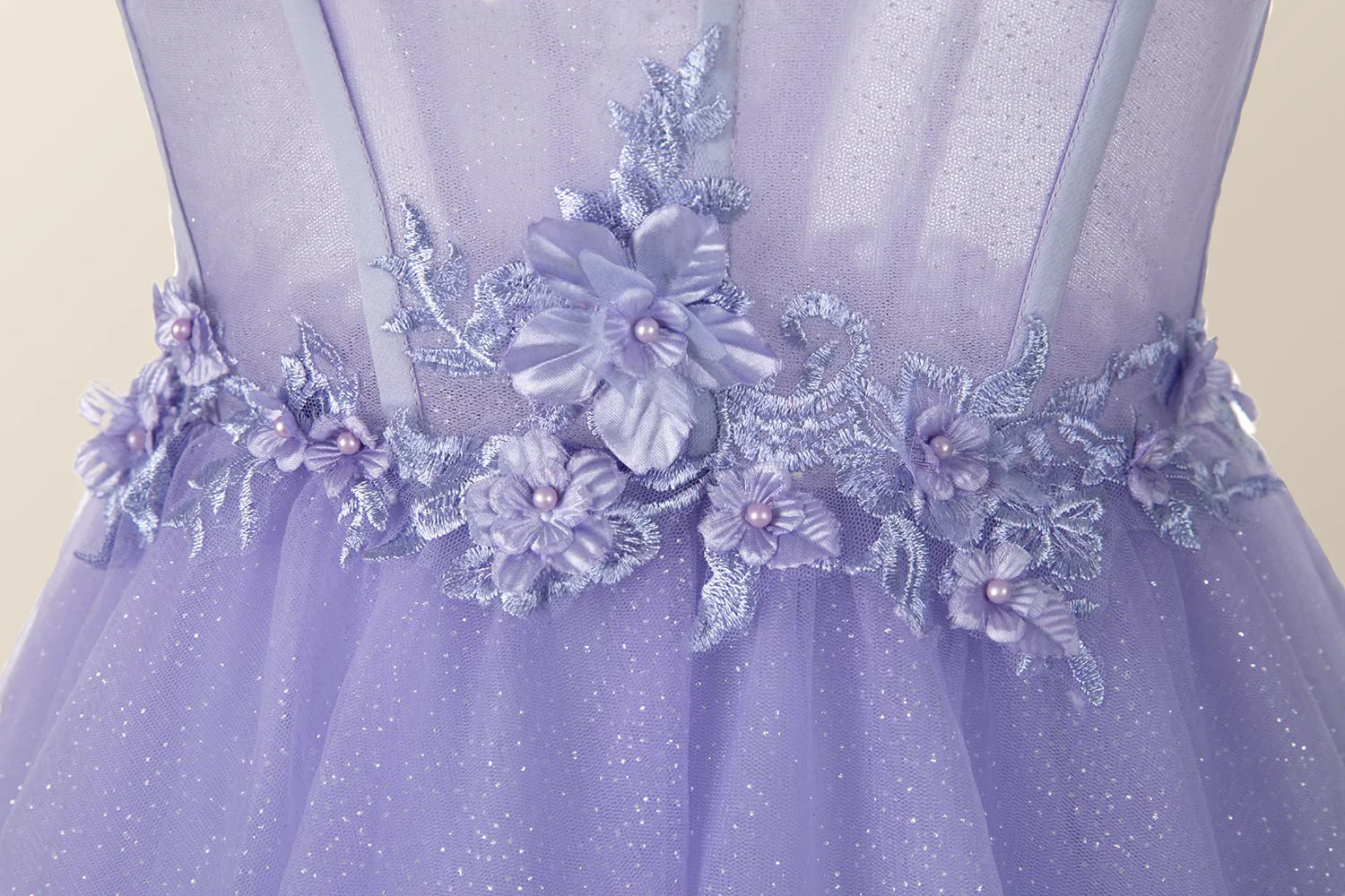 Lavender Corset A-line Short Homecoming Dress - Image 4