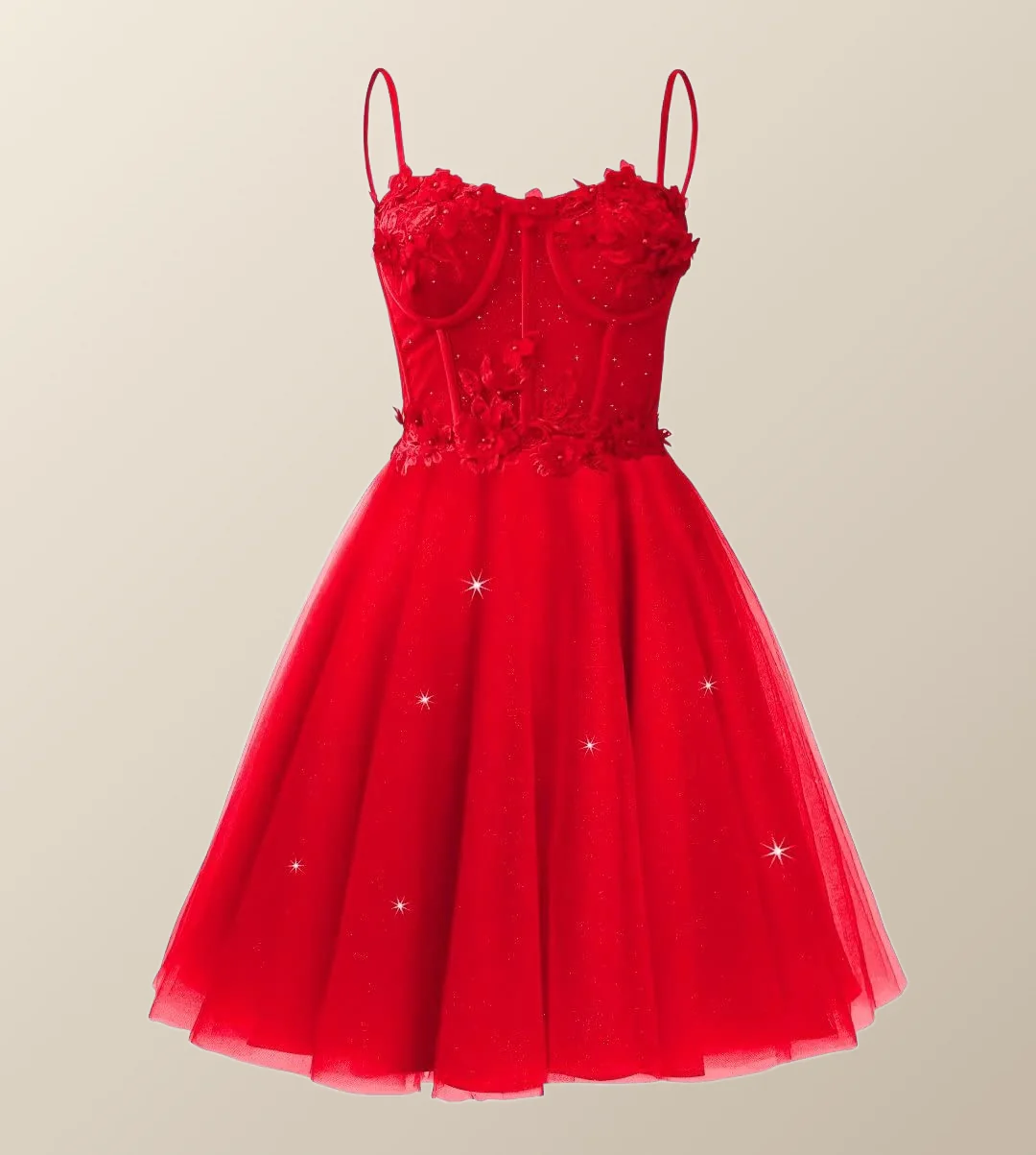 Lavender Corset A-line Short Homecoming Dress - Image 5