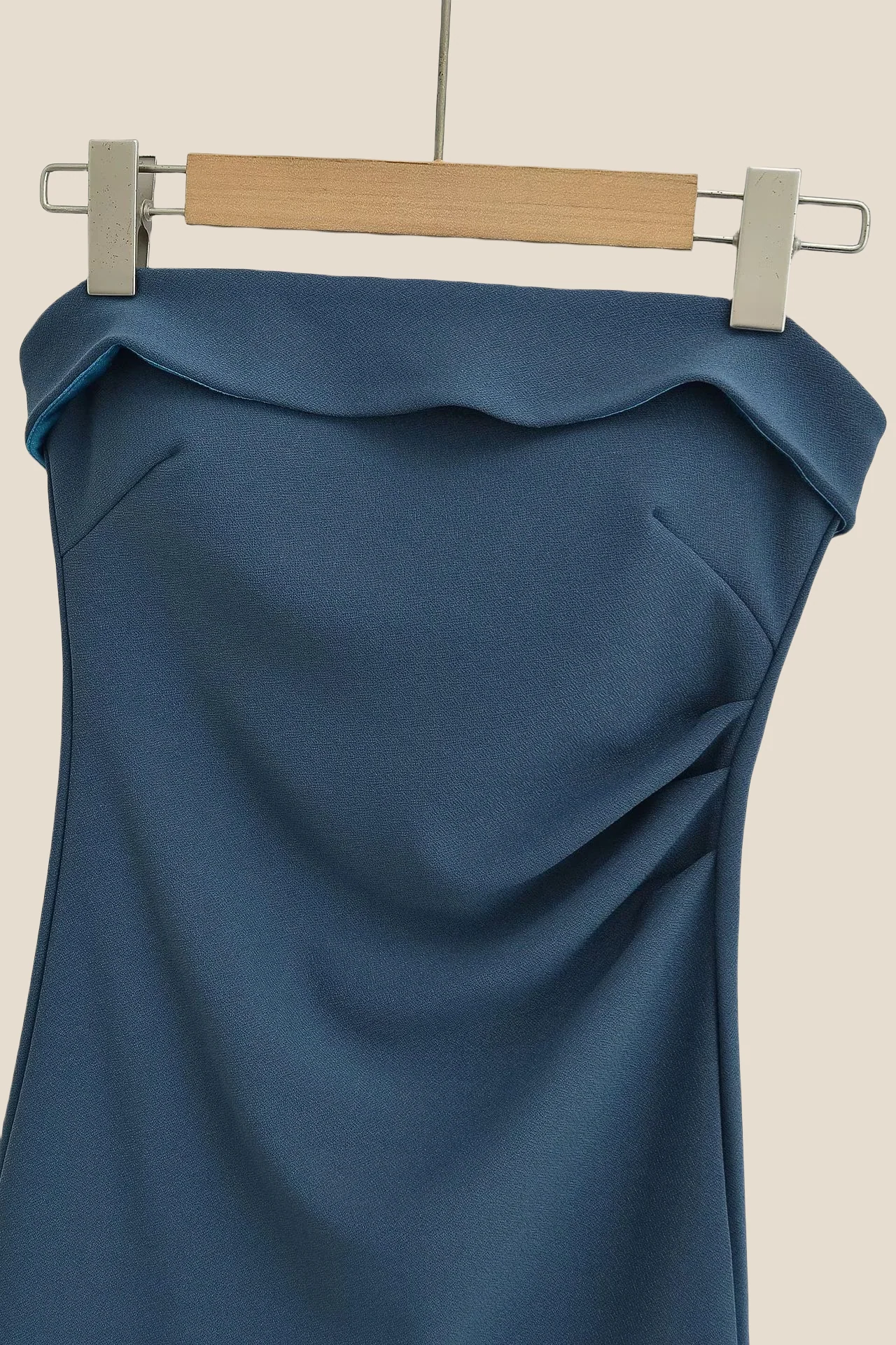 Navy Blue Convertible Bodycon Short Dress - Image 3