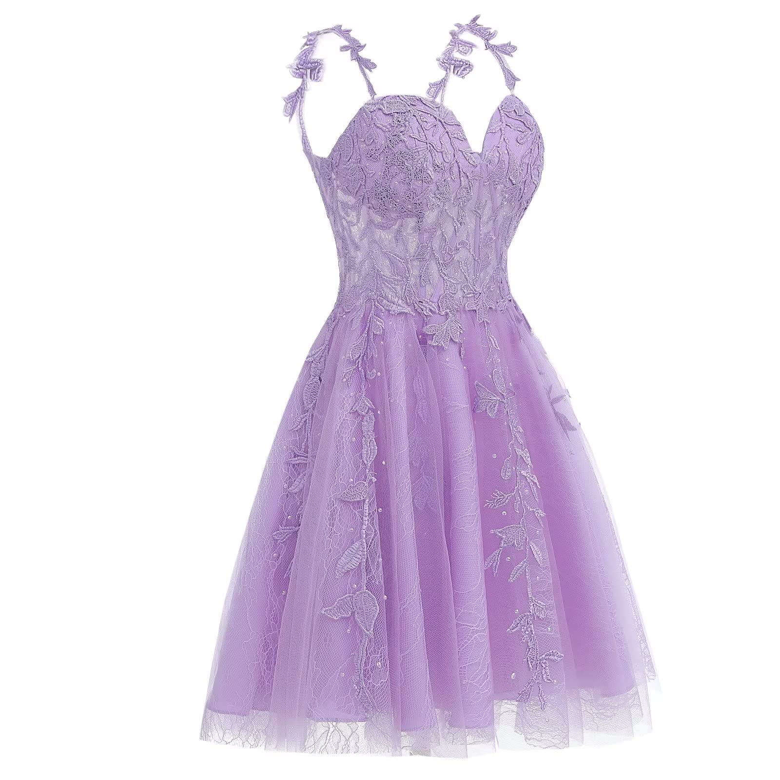 Off the Shoulder Hot Pink Lace Short Homecoming Dress - Image 18