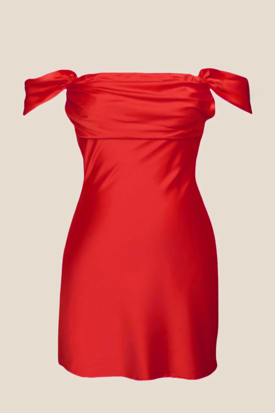 Off the Shoulder Hot Pink Mini Party Dress - Image 4