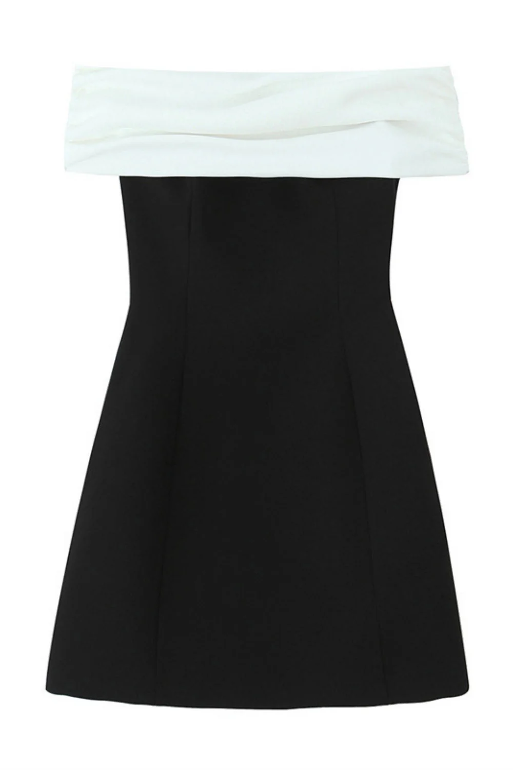 Off the Shoulder White Short Dress - Image 2