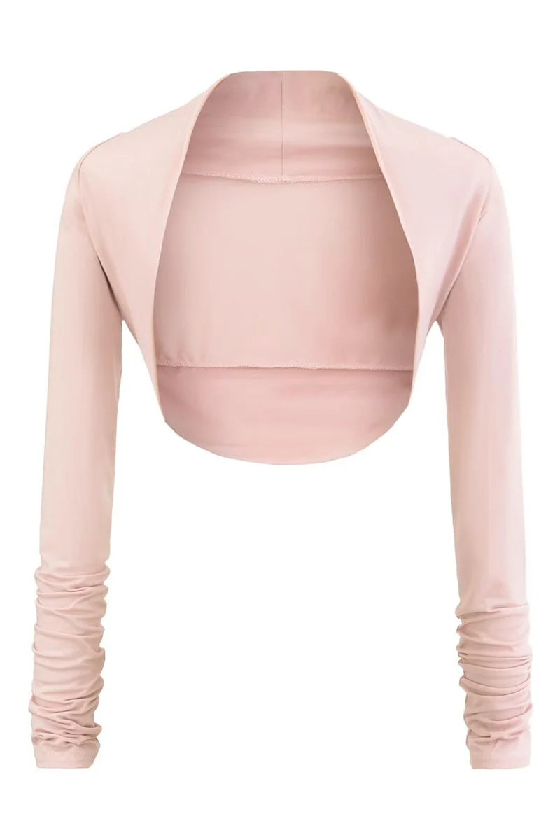 Pink Halter Long Dress with Jacket - Image 3