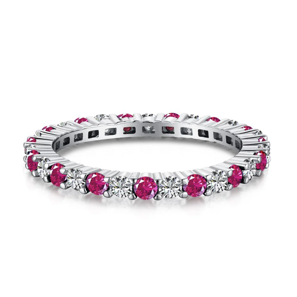 Real 925 Sterling Silver Sparkling Cocktail Ring - Image 3