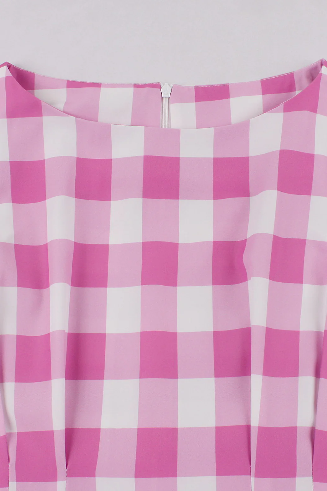 Scoop Pink Polk Dots Short Dress with Pockets - Image 3