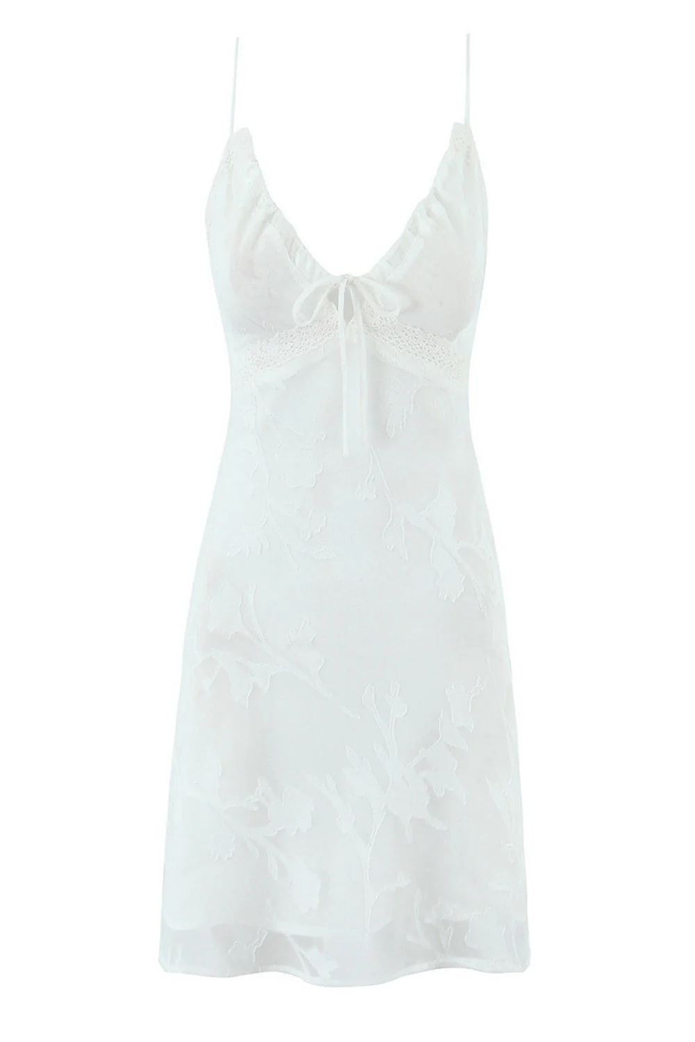 Sexy V-neck Lace Print Summer A-line Skirt