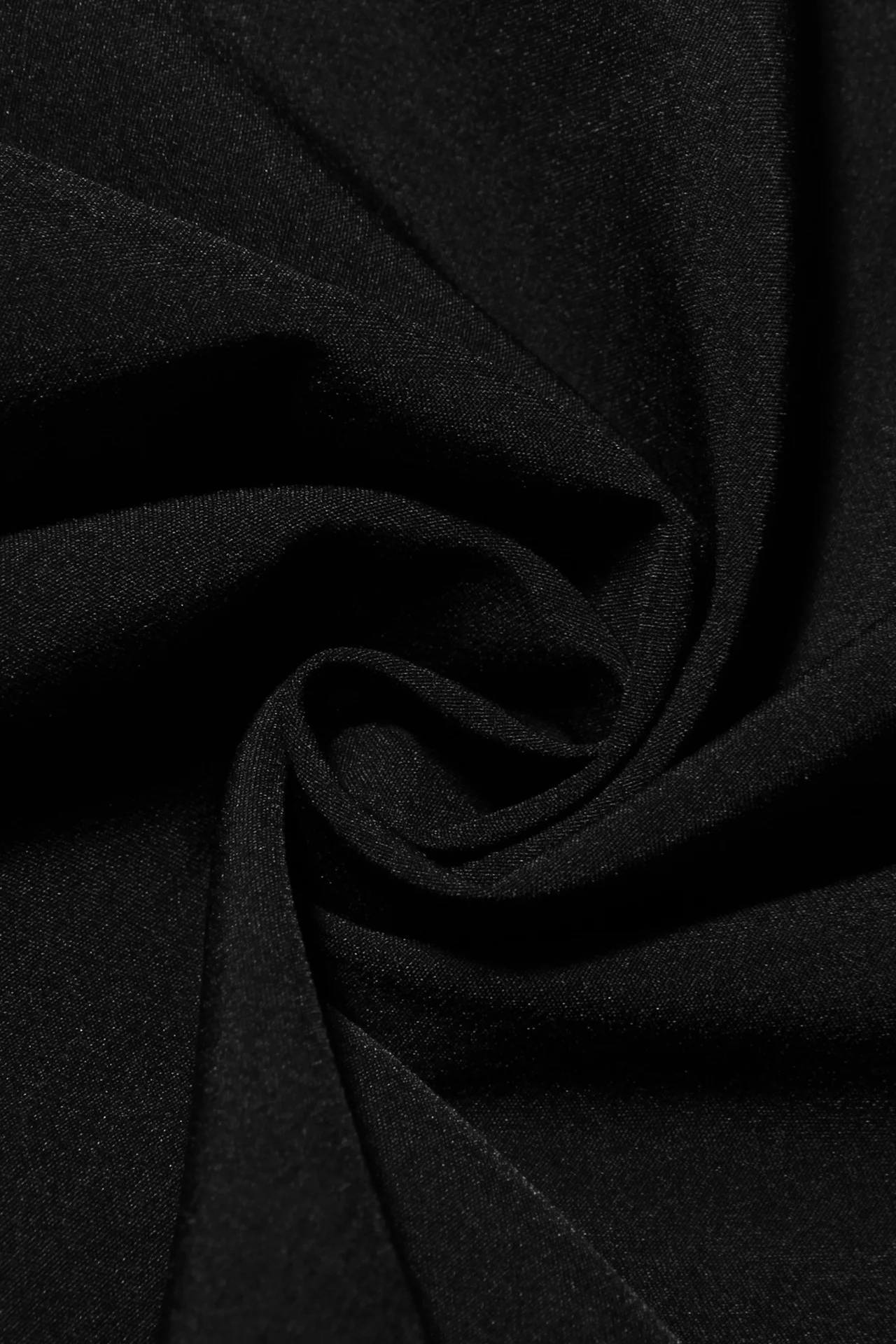 Spaghetti Straps Black A-line Short Dress - Image 11