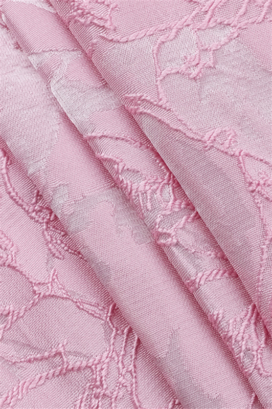 Strapless Pink Back Bow A-line Short Dress - Image 9
