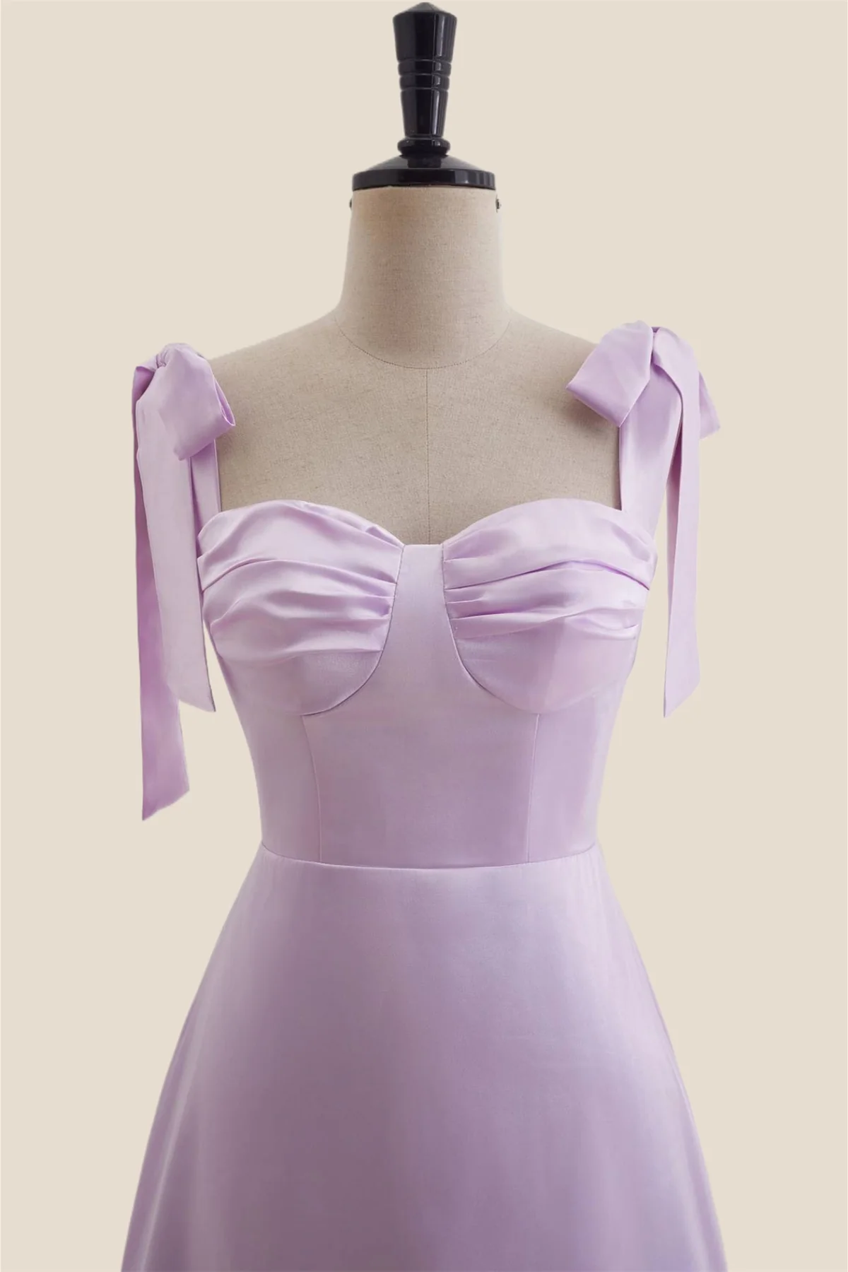 Straps Lavender A-line Short Princess Dress - Image 5
