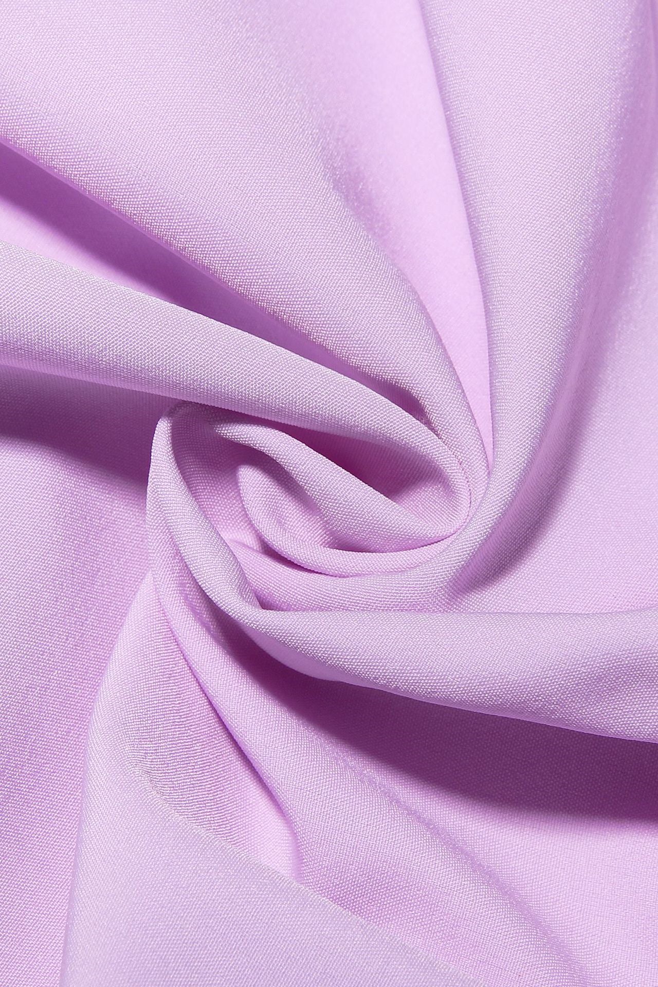 V-neck Lavender Pleated Short Party Dress - Image 13