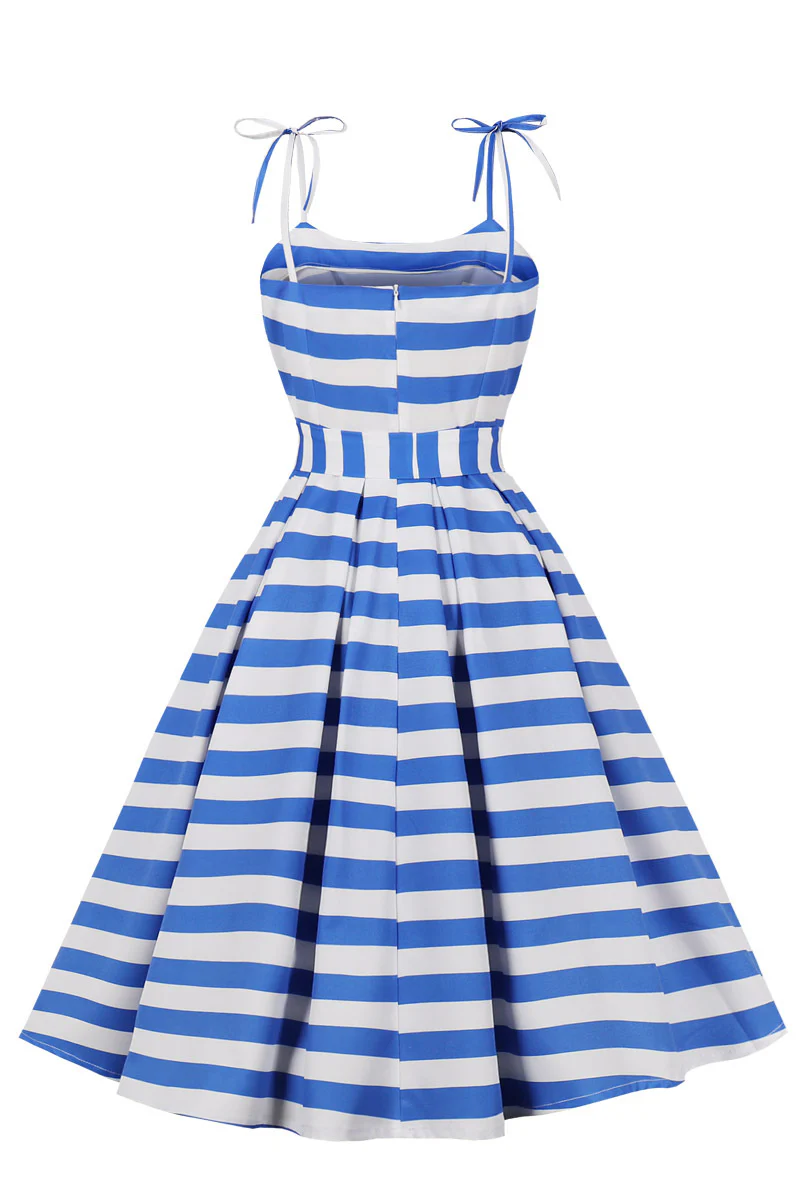 Yellow Plaid Swing Dress with Sash - Image 7
